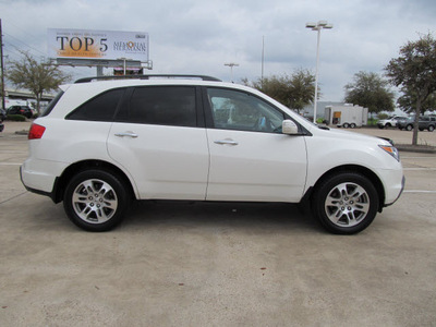 acura mdx 2009 white suv w tech gasoline 6 cylinders all whee drive automatic with overdrive 77074