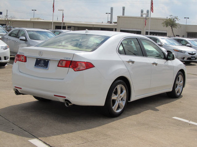 acura tsx 2012 white sedan gasoline 4 cylinders front wheel drive automatic with overdrive 77074