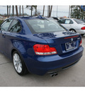 bmw 1 series 2009 blue coupe 128i gasoline 6 cylinders rear wheel drive 6 speed manual 77339