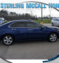 acura tsx 2009 dk  blue sedan w tech gasoline 4 cylinders front wheel drive automatic 77339