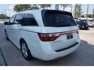 honda odyssey 2012 white van touring elite gasoline 6 cylinders front wheel drive automatic 77339
