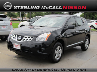 nissan rogue 2012 black s gasoline 4 cylinders front wheel drive automatic with overdrive 77477
