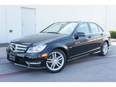 mercedes benz c class 2012 black sedan c250 gasoline 4 cylinders rear wheel drive automatic 78626