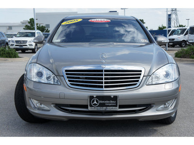 mercedes benz s class 2008 gray sedan s550 gasoline 8 cylinders rear wheel drive automatic 78626