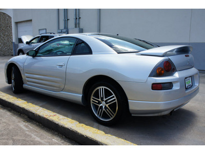 mitsubishi eclipse 2003 silver hatchback gts gasoline 6 cylinders sohc front wheel drive automatic 78757