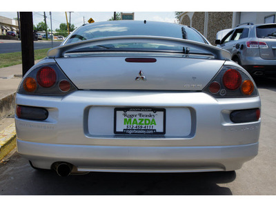 mitsubishi eclipse 2003 silver hatchback gts gasoline 6 cylinders sohc front wheel drive automatic 78757