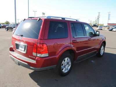 lincoln aviator 2003 red suv gasoline 8 cylinders all whee drive automatic with overdrive 76087