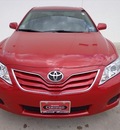 toyota camry 2010 red sedan le gasoline 4 cylinders front wheel drive automatic 78577