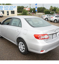 toyota corolla 2011 silver sedan le gasoline 4 cylinders front wheel drive automatic 78539