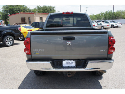 dodge ram pickup 1500 2007 mineral gray metall pickup truck slt flex fuel 8 cylinders rear wheel drive automatic 78539