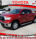toyota tundra 2011 red grade gasoline 8 cylinders 2 wheel drive automatic 76011
