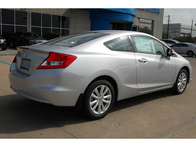 honda civic 2012 silver coupe ex l w navi gasoline 4 cylinders front wheel drive 5 speed automatic 77025