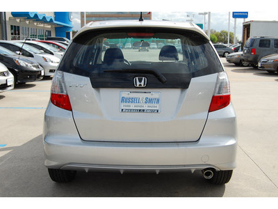 honda fit 2012 silver hatchback sport gasoline 4 cylinders front wheel drive shiftable automatic 77025