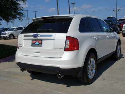 ford edge 2011 white suv limited gasoline 6 cylinders front wheel drive shiftable automatic 75070