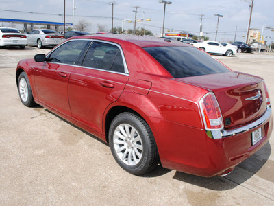 chrysler 300 2012 red sedan gasoline 6 cylinders rear wheel drive automatic 76011