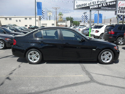 bmw 328i 2008 black sedan gasoline 6 cylinders rear wheel drive automatic 79925