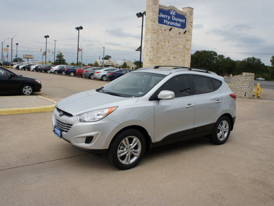 hyundai tucson 2012 silver suv gls gasoline 4 cylinders front wheel drive 6 speed automatic 76049