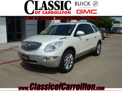 buick enclave 2012 white premium gasoline 6 cylinders front wheel drive automatic 75007