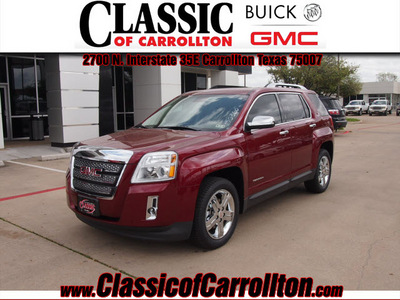 gmc terrain 2012 red suv slt 2 flex fuel 4 cylinders front wheel drive automatic 75007