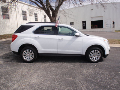 chevrolet equinox 2011 white lt flex fuel 6 cylinders front wheel drive automatic 78028