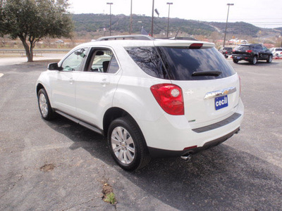 chevrolet equinox 2011 white lt flex fuel 6 cylinders front wheel drive automatic 78028