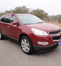 chevrolet traverse 2011 red lt gasoline 6 cylinders front wheel drive automatic 78028