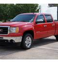 gmc sierra 1500 2010 red sle flex fuel 8 cylinders 4 wheel drive automatic 77094