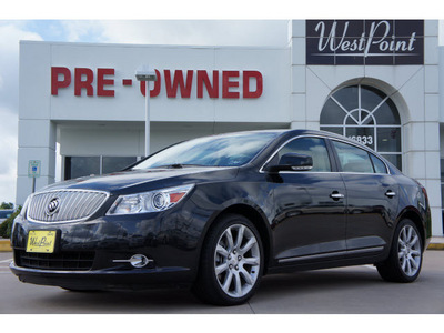 buick lacrosse 2012 black sedan touring gasoline 6 cylinders front wheel drive 6 speed automatic 77094