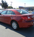 chrysler sebring 2010 red sedan touring gasoline 4 cylinders front wheel drive automatic 79925