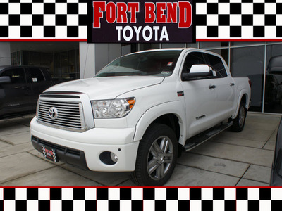 toyota tundra 2012 white limited flex fuel 8 cylinders 4 wheel drive automatic 77469