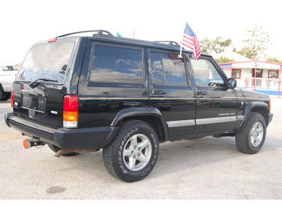 jeep cherokee 2001 black suv sport gasoline 6 cylinders rear wheel drive automatic 77020