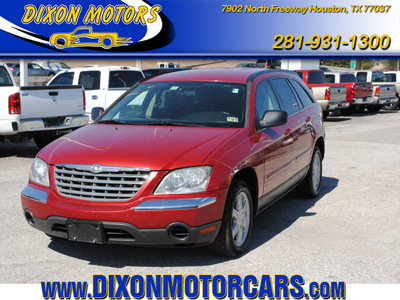 chrysler pacifica 2006 red suv touring gasoline 6 cylinders front wheel drive automatic 77037