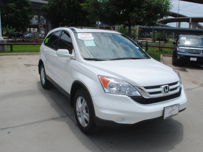 honda cr v 2010 white suv ex l gasoline 4 cylinders all whee drive automatic 75034