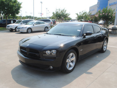 dodge charger 2008 black sedan rt gasoline 8 cylinders rear wheel drive automatic 75034