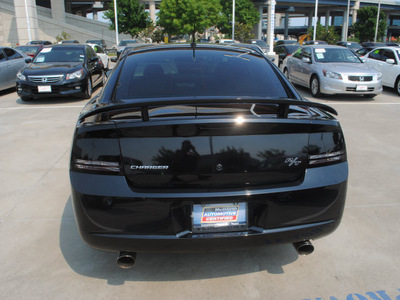 dodge charger 2008 black sedan rt gasoline 8 cylinders rear wheel drive automatic 75034