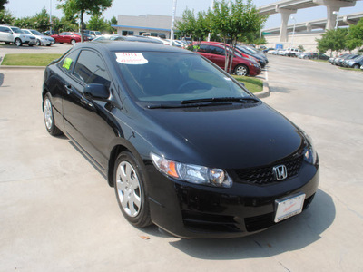 honda civic 2011 black coupe lx gasoline 4 cylinders front wheel drive automatic 75034