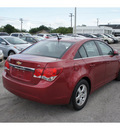 chevrolet cruze 2011 red sedan lt gasoline 4 cylinders front wheel drive automatic 78550