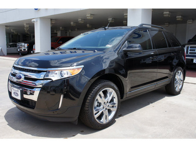 ford edge 2013 black sel gasoline 6 cylinders front wheel drive automatic 77074