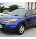 ford explorer 2013 blue suv flex fuel 6 cylinders 2 wheel drive automatic 77074