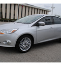 ford focus 2012 silver sedan sel flex fuel 4 cylinders front wheel drive automatic 77074