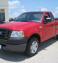 ford f 150 2008 red pickup truck styleside gasoline 6 cylinders 2 wheel drive automatic 77578