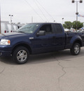 ford f 150 2008 blue flareside gasoline 8 cylinders 2 wheel drive automatic 79936