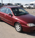 kia spectra 2003 red sedan gasoline 4 cylinders dohc front wheel drive automatic 79936