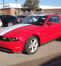ford mustang 2010 red coupe gt gasoline 8 cylinders rear wheel drive standard 79936