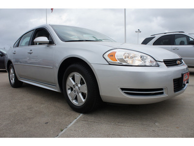 chevrolet impala 2011 silver sedan ls fleet flex fuel 6 cylinders front wheel drive 4 speed automatic 77034