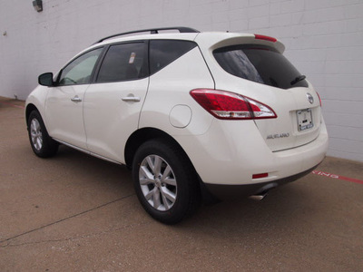 nissan murano 2012 white suv sl gasoline 6 cylinders front wheel drive cont  variable trans  75150