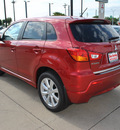 mitsubishi outlander sport 2012 dk  red suv se gasoline 4 cylinders front wheel drive automatic 75062