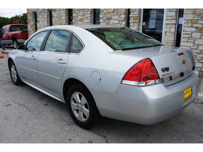 chevrolet impala 2010 silver sedan lt flex fuel 6 cylinders front wheel drive automatic 78744