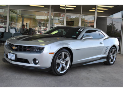 chevrolet camaro 2011 silver coupe lt gasoline 6 cylinders rear wheel drive automatic 78216