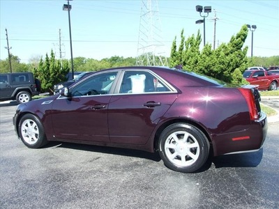 cadillac cts 2009 dk  red sedan 3 6l v6 gasoline 6 cylinders rear wheel drive automatic 77074